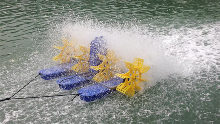 Prinsip pengudaraan pengudara kolam ikan